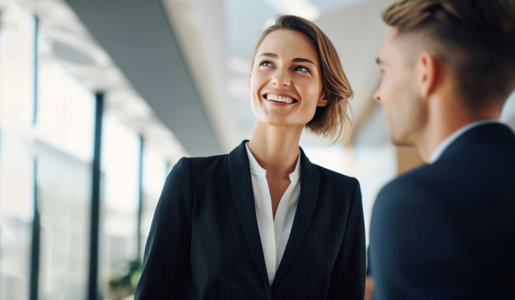 female in corporate environment