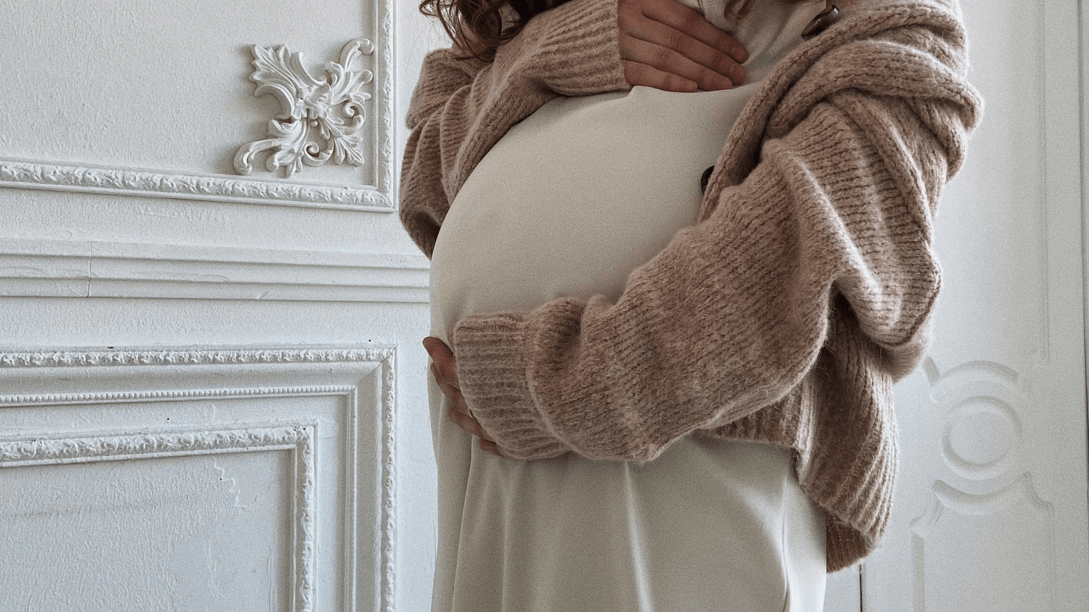 A pregnant woman. Surrogacy and gestational surrogacy. Carrying a baby.