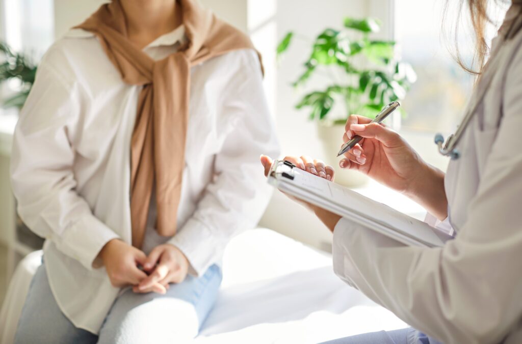 Fertility specialist explaining how BMI impacts IVF treatment